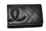 (シャネル)CHANEL　A50081 カンボンライン　カードケース/コインケース　黒×黒/ピンク　並行輸入品 [ウェア&シューズ] シャネル コインケース