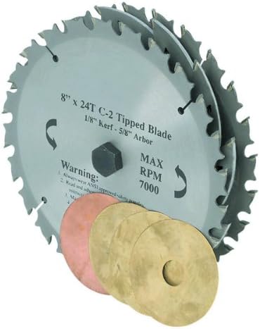 8 in. 24T Dado Circular Saw Blade Set HFJ14