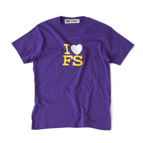 FAT SPORT 【FAT SPORT】Tシャツ 「LOVE SPORT」　パープル
