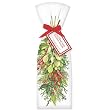 Hanging Mistletoe Towel Set
