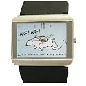 Armitron Unisex Rectangular "Snoopy Barking" Black Strap Character Watch #900269
