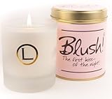 Lily Flame Scented Glassware Candle - Blush