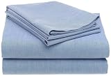 Tommy Hilfiger Pinpoint Oxford Sheet Set Blue, Twin Extra Long