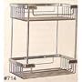 Paul Decorative Accessories 714 Paul Decorative Double Height Rectangular Basket Dynabrass