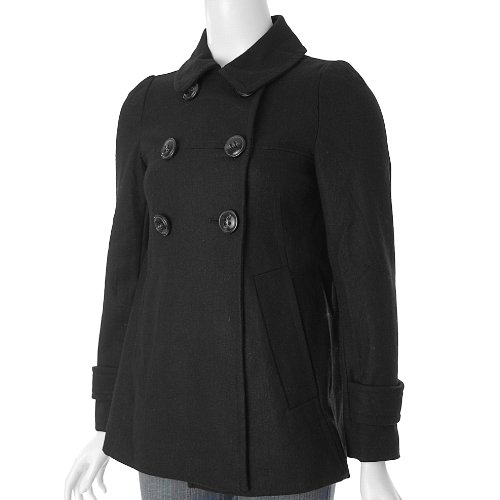 Ci Sono by Adi Juniors Double Breasted Wool Jacket