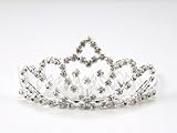 Princess Sarah Diamond Tiara - LARGE - Baby Girl  Toddler Tiara w. Comb