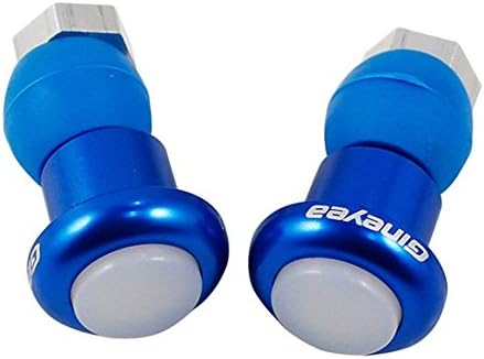 GDW Bicycle Cycling Bike Handlebar Bar Warning Safety Light 2pcs , Blue