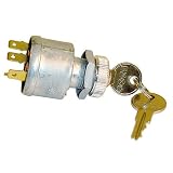 EZGO Ignition Key Switch (81+) Gas/Electric Golf Cart (WITH LIGHTS) 4-prong