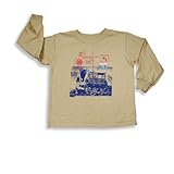 Mis Tee V-Us - Boys Long Sleeve Shirt, Camel