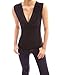 PattyBoutik Cowl Neck Ruched Sleeveless Faux Wrap Pullover Casual Cami Tank Top