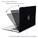 MOSISO Compatible with MacBook Air 13 inch Case Old Version 2010-2017 Release (Models: A1466 & A1369), Plastic Hard Shell Case & Keyboard Cover Skin, Black