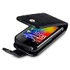 HTC EXPLORER HANDY LEDER TASCHE CASE H�LLE IN SCHWARZ, QUBITS RETAIL VERPACKUNG