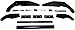 WARN 76258 Trans4mer Grille Guard, Fits: Ford Super Duty F250, F350, F450, F550 (1999-2004), Ford Excursion (2000-2004), Black