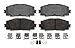 Raybestos PGD1184C Professional Grade Ceramic Disc Brake Pad Set