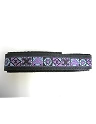 16-20MM PURPLE PRINTED VELCRO ONE PIECE FAST WRAP BAND FITS CHUMS THE BAND
