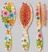Pylones RETRO Flower Ladies Girls Hairbrush - Millefiori