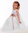 Brand New Sara Lene Flower Girl Wedding Silk Top Lavender/white Dress From Baby to Teens