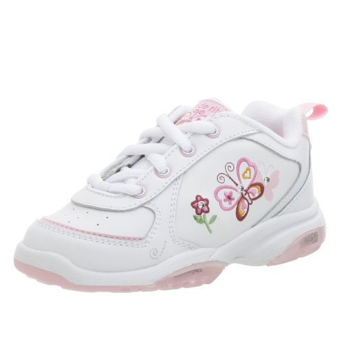 Stride Rite Angelica Shoe White Pink 9 W Toddler