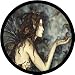 Artist Amy Brown Autumn Whispers Iron on Fairy Fairies Patch