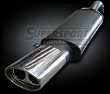 Zoom Produkt-Bild: SUPERSPORT Stahl Endschalld&auml;mpfer VW Passat 3B Limo, Variant, Typ 3B, 1.6,1.8,1.8T,2.0,2.3,1.9TDI,2.5TDi (74,75,85,88,92,96,110,125KW Diesel 66,74,81,85,96,100,110,120,132KW), Bj. 10/96-11/00 (SU951420-0)
