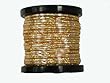 50 yd Fluorescent Orange w/ Gold Holographic CraftLace Spool