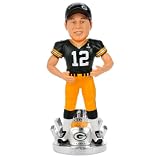 Green Bay Packers Super Bowl XLV Champions Aaron Rodgers Bobble Arms Ring Base Bobblehead