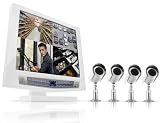 SVAT CLEARVU10 Ultra Slim Web Ready 8 Channel DVR Security System with Built-in 19 LCD Screen and 4 Indoor/Outdoor Hi-Res Night Vision Surveillance Cameras