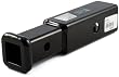 Curt Manufacturing D-170 Adaptable Hitch Extender 2 In To 1 1/4 In By 7 In Long