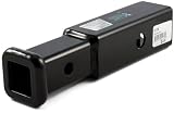 Curt Manufacturing D-170 Adaptable Hitch Extender 2 In To 1 1/4 In By 7 In Long