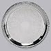 12" SILVER ROUND TRAY