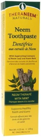 TheraNeem Naturals Neem Toothpaste, Mint 4.23 oz (120 g)