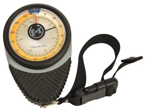 Travelon Ergonomic Mechanical Scale, Black, One Size