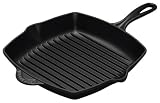 Le Creuset Cast Iron Square Grillit, Satin Black, 26 cm