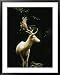 A White Fallow Stag in a Forest National Geographic Collection Framed Art Poster Print by James P. Blair, 31x39