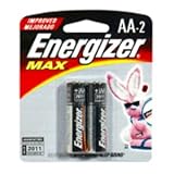 Energizer Batteries E91 AA Alkaline Battery 2 Pack