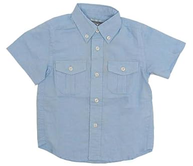 E-Land Kids Blue Linen Shirt