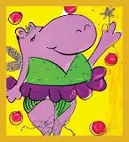 Hippo in Love - Dancing Bookmark