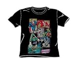  : The Justice League Boxes Youth S/S T-shirt in Black by DC Comics