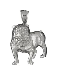 Clevereves 14K White Gold Pendant Bulldog 13.7 - Gram(s)