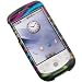 Crystal Hard Black Faceplate Cover With Multicolored Zebra Design Case for HTC MyTouch 3G Google T-Mobile [WCP34]
