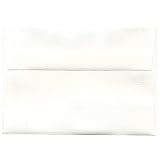 4bar A1 (3 5/8 x 5 1/8) Bright White Laid Strathmore Paper Envelope - 25 envelopes per pack