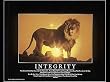 Integrity, Motivational Poster