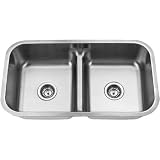 Stainless Steel Undermount Double Low Divider