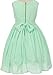 Little Girls V Neck Chiffon Ruched Bodice Jewels Flowers Girls Dresses