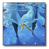 Ballerinas dancing underwater in a swimming pool - 10x10 Wall Clock