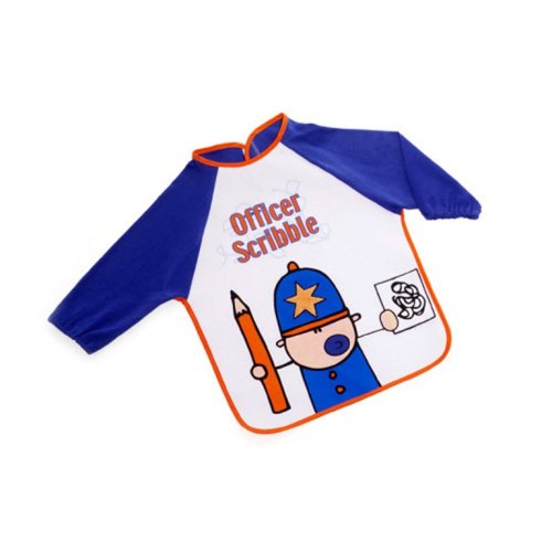 Childrens Toyshop   : Tommee Tippee Goochi Coo 3D Sleeved Bib - Boy