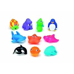 Munchkin 011105 Munchkin 10 Squirtin Sea Buddies Badespielzeug Badespass