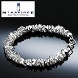 Newbridge Silverware Beaded Heart Bracelet