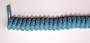 Footgalaxy Twister Curly Shoe Laces Shoelaces (Carolina Blue)
