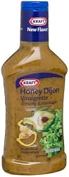Kraft Honey Dijon Vinaigrette Dressing & Marinade, 16-Ounce Plastic Bottle (Pack of 6)